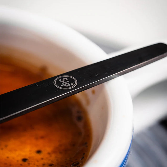 SIP Titanium-Coated Espresso Spoon – Black | ملعقة إسبريسو SIP أسود تيتانيوم