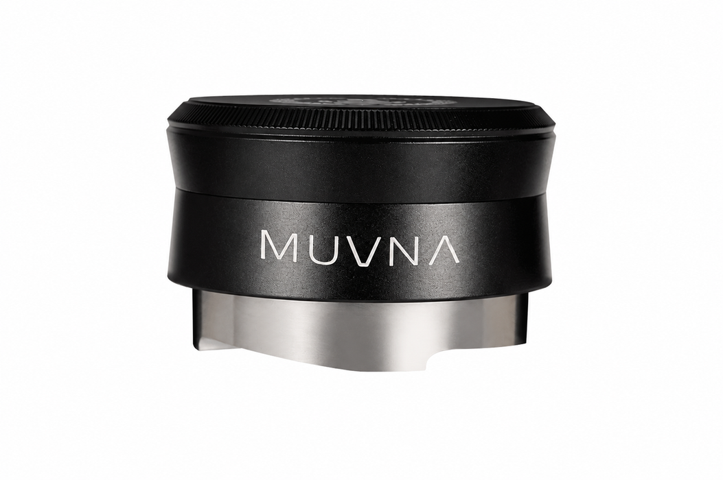MUVNA Coffee Distributor with Four-Sided Paddle Base – 51mm – Black | موزع قهوة MUVNA بقاعدة رباعية الشفرات – 51 مم – أسود