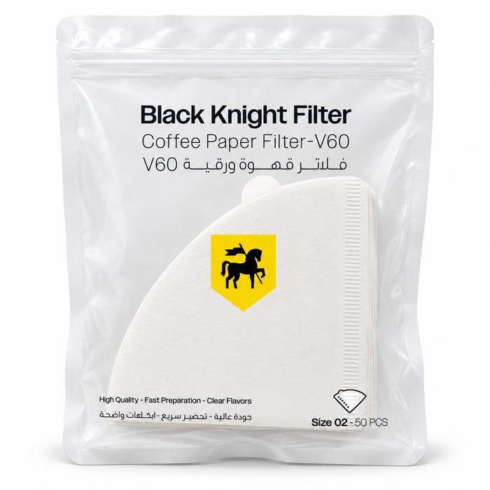 Black Knight Paper Filter V60-02 - 50Pieces