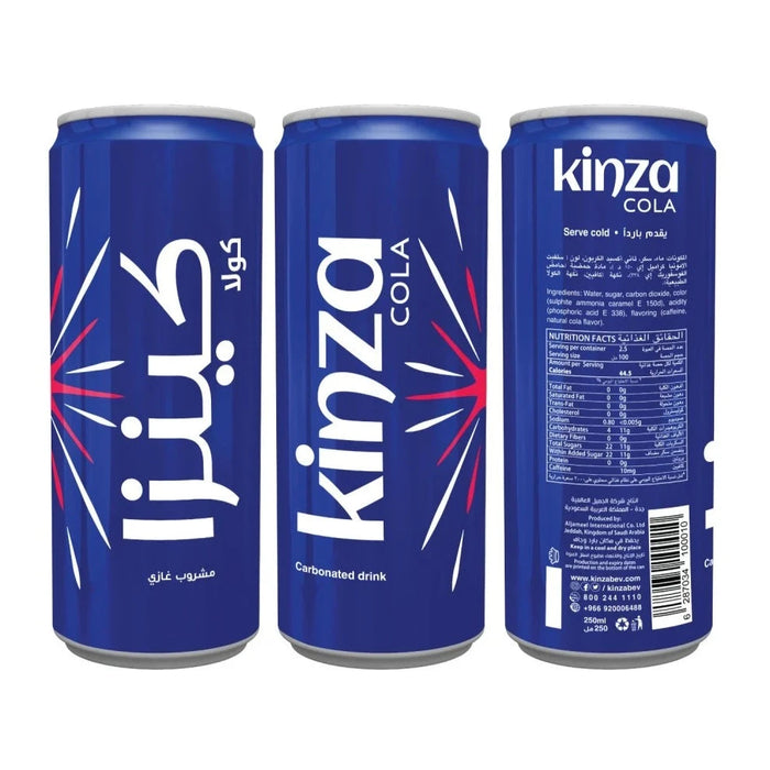 Kinza - Carbonated Drink Cola ( 6 x 250 ml )