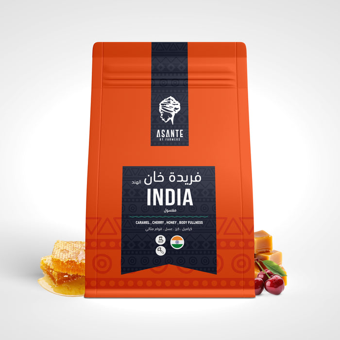 Asante roastery - Farida Khan India  250 g | محمصة أسانتي - فريدة خان، الهند 250 غرام