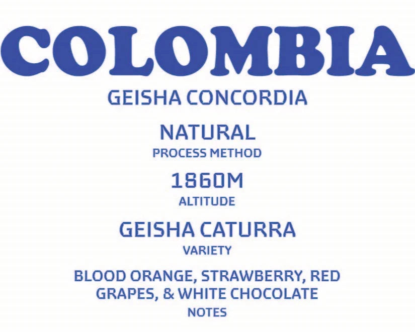 Collective Roastery - Colombia Geisha 250 g Filter & Espresso  Preparations