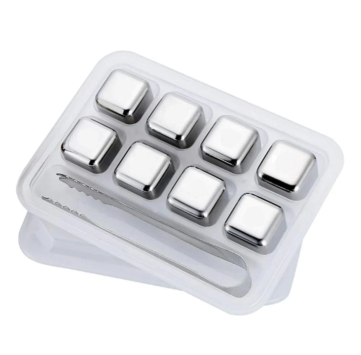 Ice Cube Tray with Stainless Steel Cubes