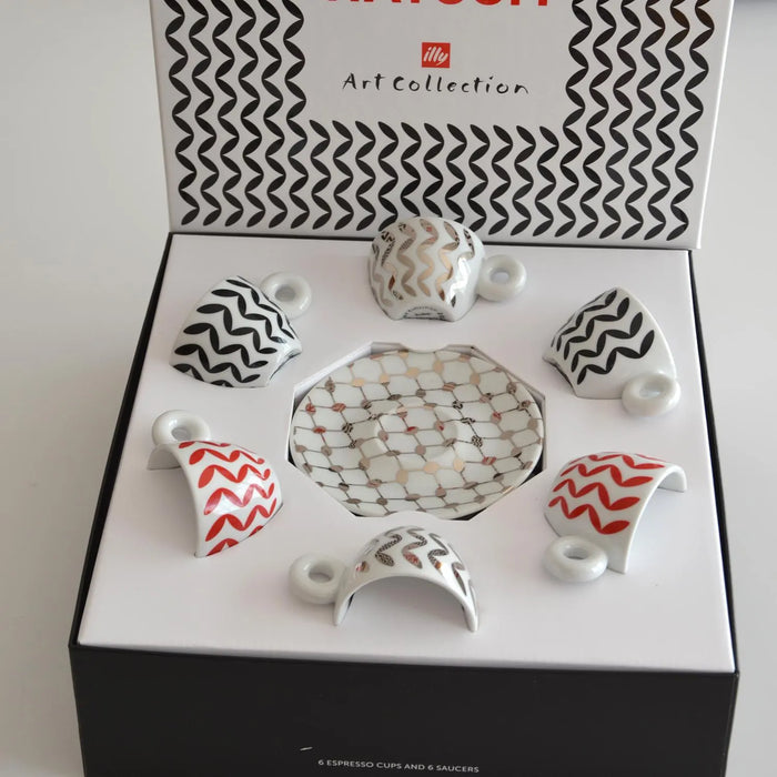 illy Art Collection – Mona Hatoum Gift Set: 6 Espresso Cups