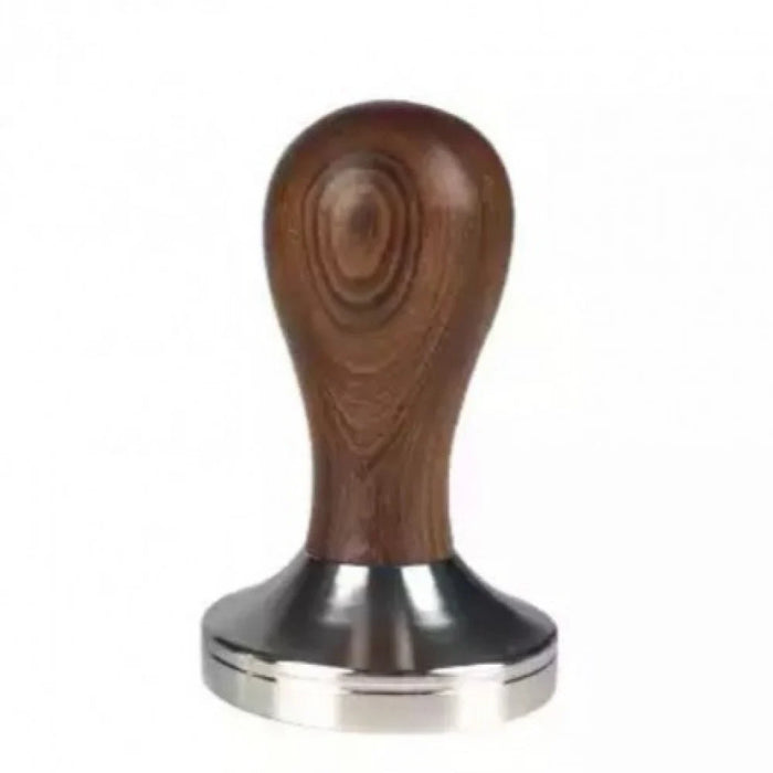 Aban Silver Coffee Tamper with wooden handle  (53mm)