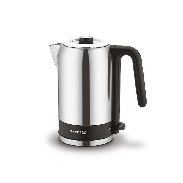 Korkmaz - Water Kettle 18/10 Stainless Steel 1650-1960 Watts - Silver