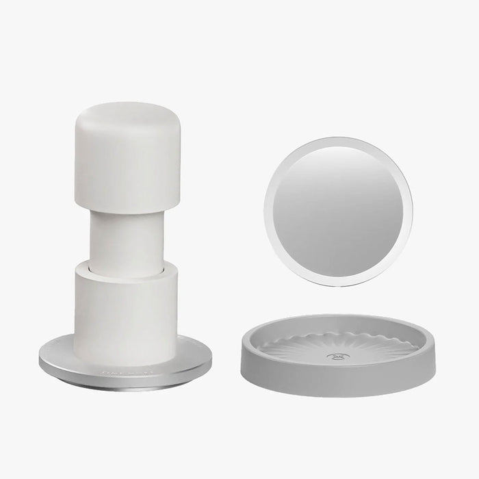 Timemore Impulse Impact Tamper Flat Base 58.4mm – White | مكبس Timemore Impulse Impact Tamper بقاعدة مسطحة 58.4 مم – أبيض