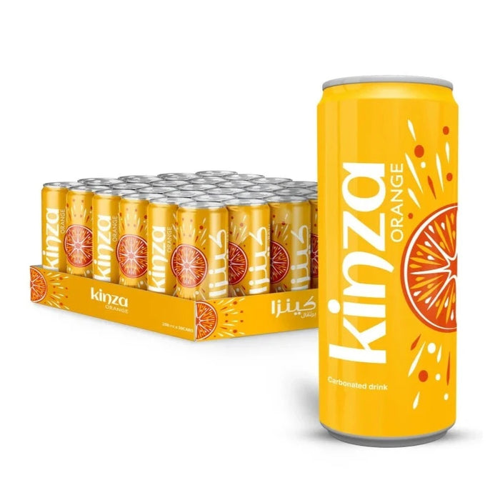 Kinza - Carbonated Drink Orange ( 30 x 250 ml )