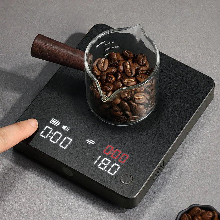 ZeroHero Mini Smart Coffee Scale – 0.1g – Espresso & Pour-Over – Black