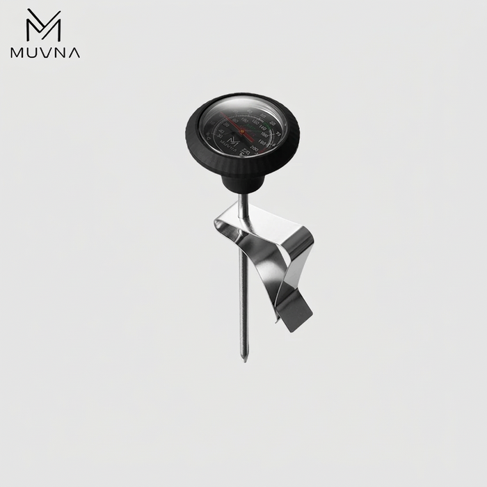 MUVNA Classic Coffee & Tea Thermometer – Stainless Steel |ميزان حرارة القهوة والشاي MUVNA Classic – ستانلس ستيل