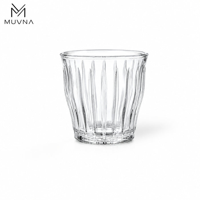 MUVNA Tivat Coffee Glass 160ml – Transparent| كوب قهوة زجاجي MUVNA سعة 160مل – شفاف
