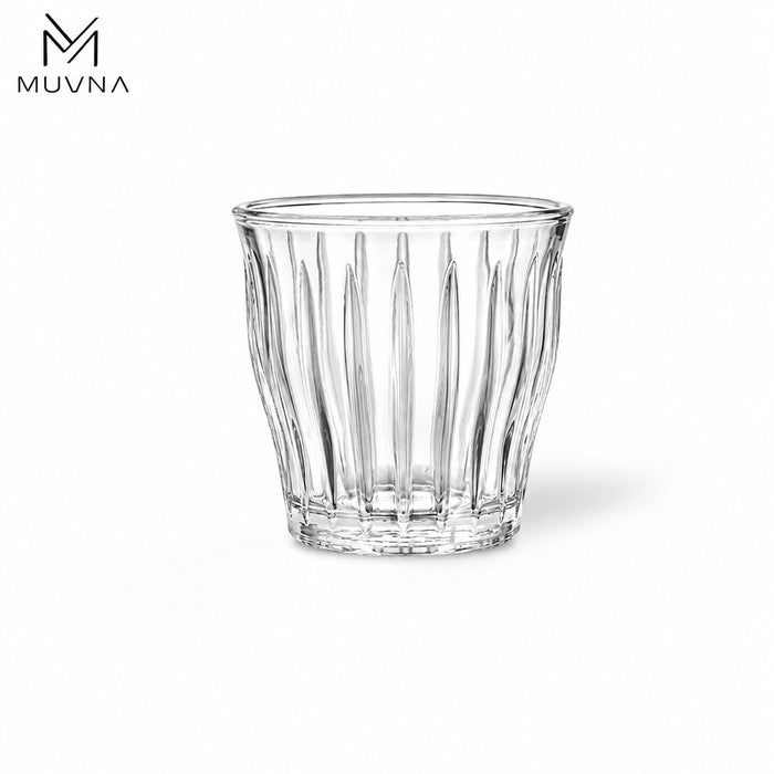 MUVNA Tivat Coffee Glass 100ml – Transparent| كوب قهوة زجاجي MUVNA سعة 100مل – شفاف