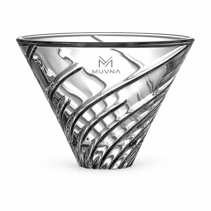 MUVNA LI V60 Coffee Dripper – Clear | قمع تقطير القهوة MUVNA LI V60 – شفاف