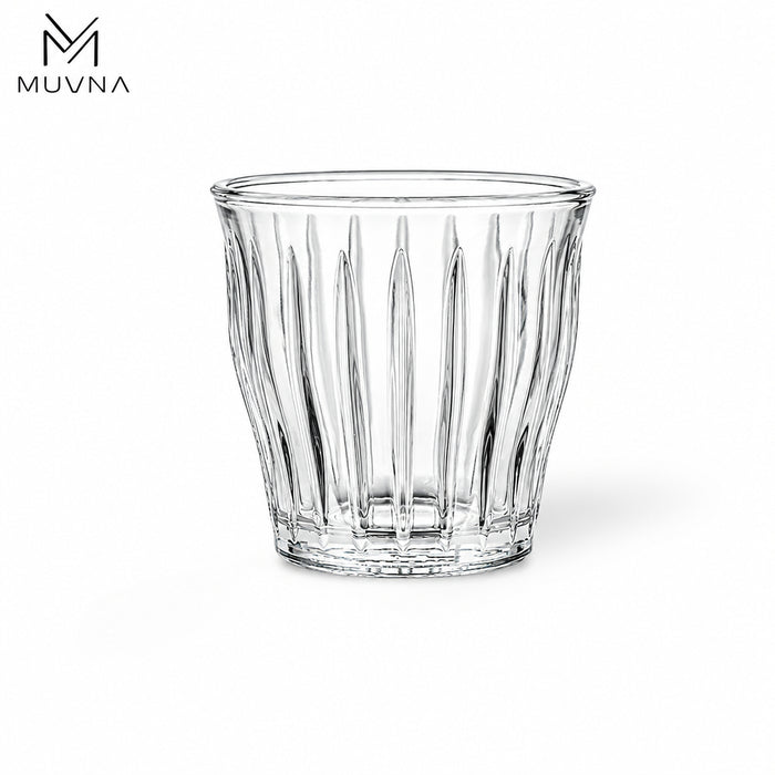 MUVNA Tivat Coffee Glass 320ml – Transparent| كوب قهوة زجاجي MUVNA سعة 320 مل – شفاف