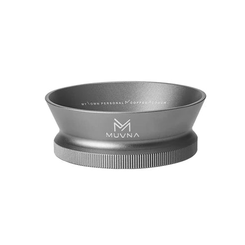 MUVNA Stainless Steel Magnetic Coffee Dosing Ring – Grey – 53mm | حلقة جرعات القهوة المغناطيسية MUVNA من الستانلس ستيل – رمادي – 53مم