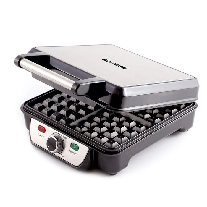 Orca - Waffle Maker 4 Slices 1200 Watts - Black