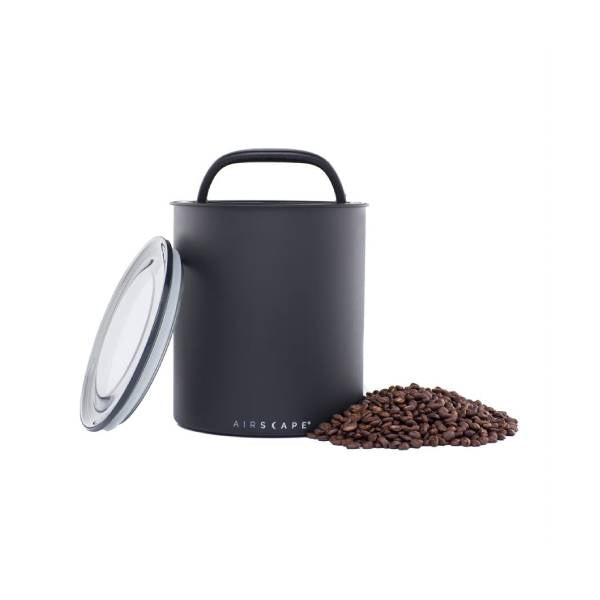 Airscape - Kilo Stainless Steel Vacuum Canister-Charcoal 3.55 L