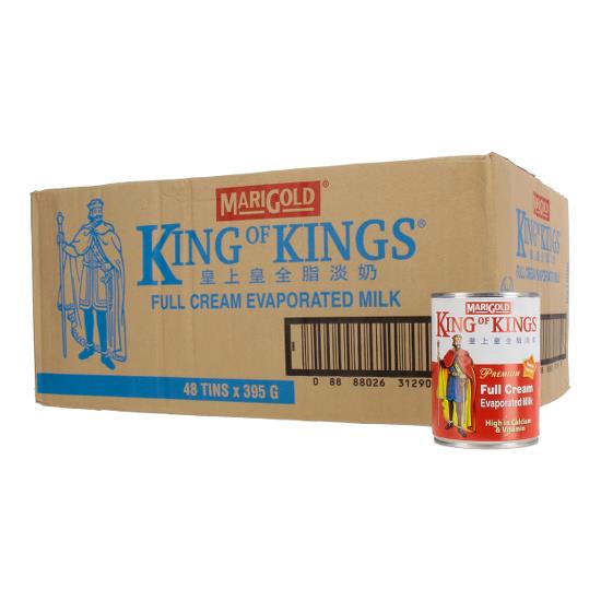 King of Milk Full Cream Evaporated Milk 390 x 48