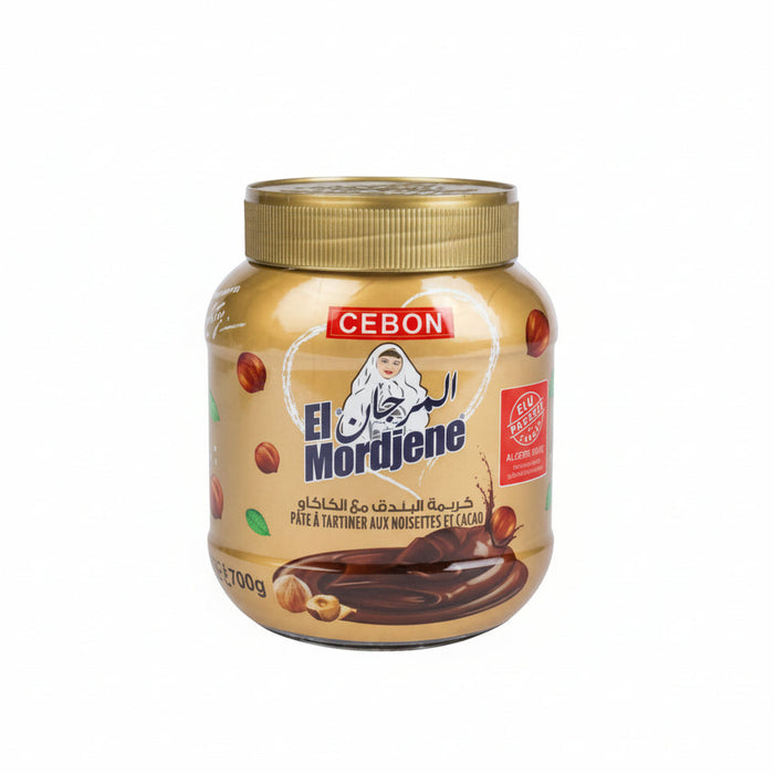 El Mordjene - Chocolate Cream with Hazelnut 700 g | المرجان - كريمة الكاكاو بالبندق 700 جرام
