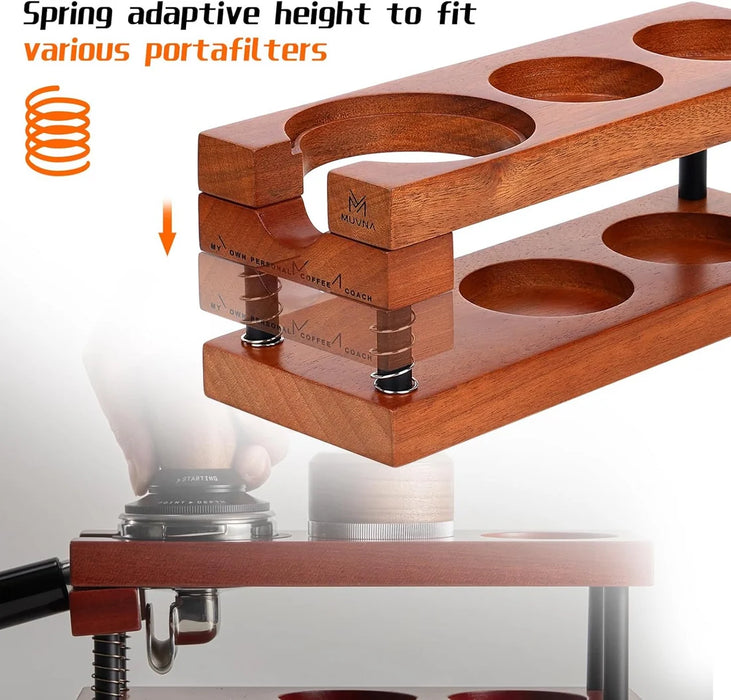 MUVNA Spring-Loaded Coffee Tamping Station – CH2509 | قاعدة كبس القهوة موفنا بنظام الزنبرك – CH2509