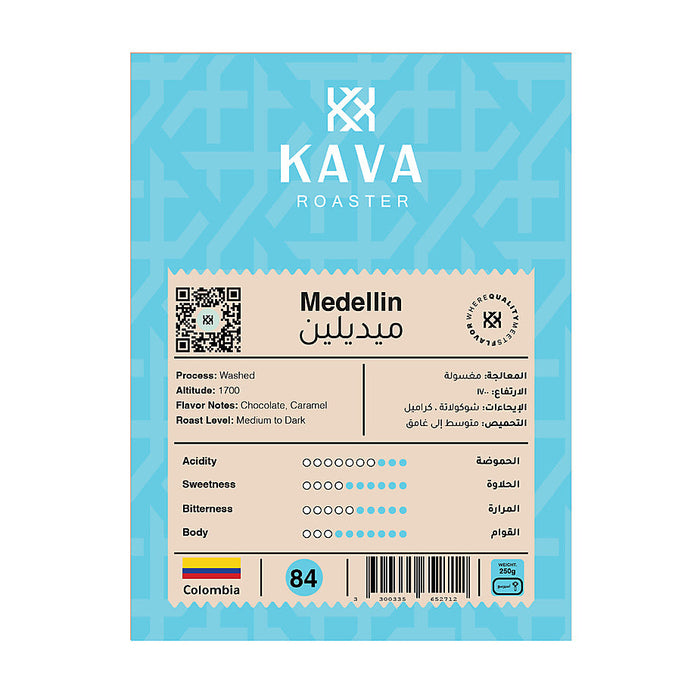 KAVA Roasters - Colombia Medellin 250 g Espresso  Preparation