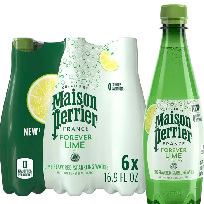 MAISON PERRIER - SUGAR FREE FOREVER LIME SPARKLING WATER 6X500ML