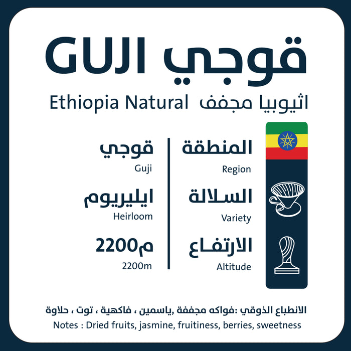 Oro Roasters - Ethiopia – Guji 250 g Filter & Espresso Preparations