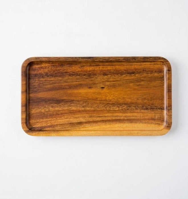 Small walnut wood plate 20*11 | صحن خشب الجوز 20*11 صغير