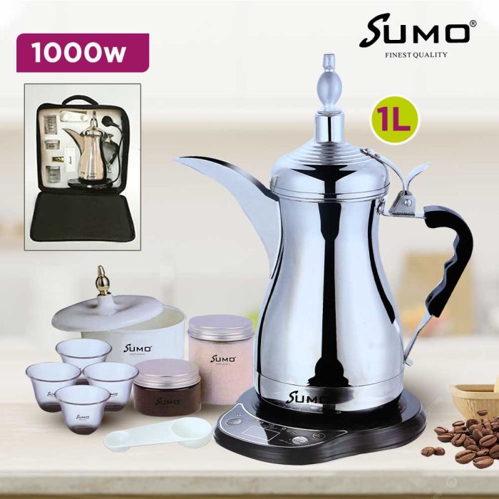 Sumo - Arabian Electric Coffee Maker With Bag - 1000W ACM07