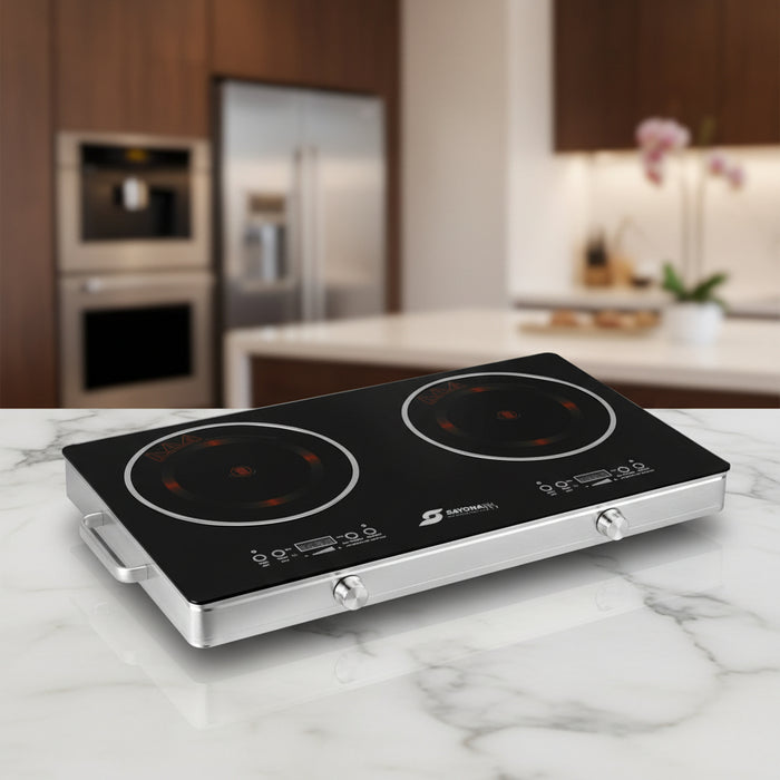 SAYONA - Infrared Cooker SIC-4672 – Fast Heating, Touch Control, All Cookware Compatible