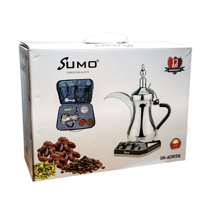 Sumo - Arabic Coffee Maker – 350ml Electric Arabic Coffee Machine with Alerts & Keep-Warm Function | Model SM-ACM1316 800W