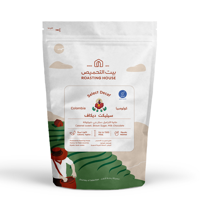 Roasting House - Colombia select Decaf 227g Filter & Espresso Preparations