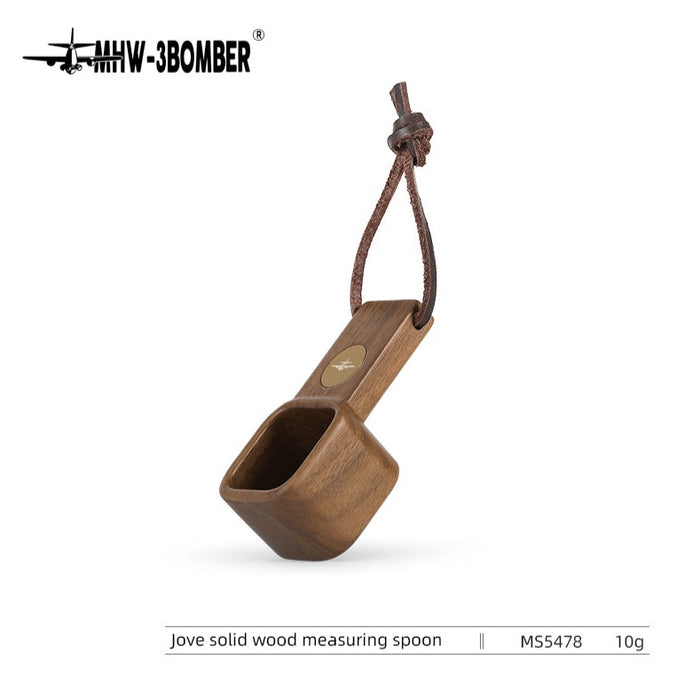 3BOMBER - Jove solid wood measuring spoon 10g  ٣ بومبر - ملعقة قياس من الخشب الصلب من جوف، 10 جرام