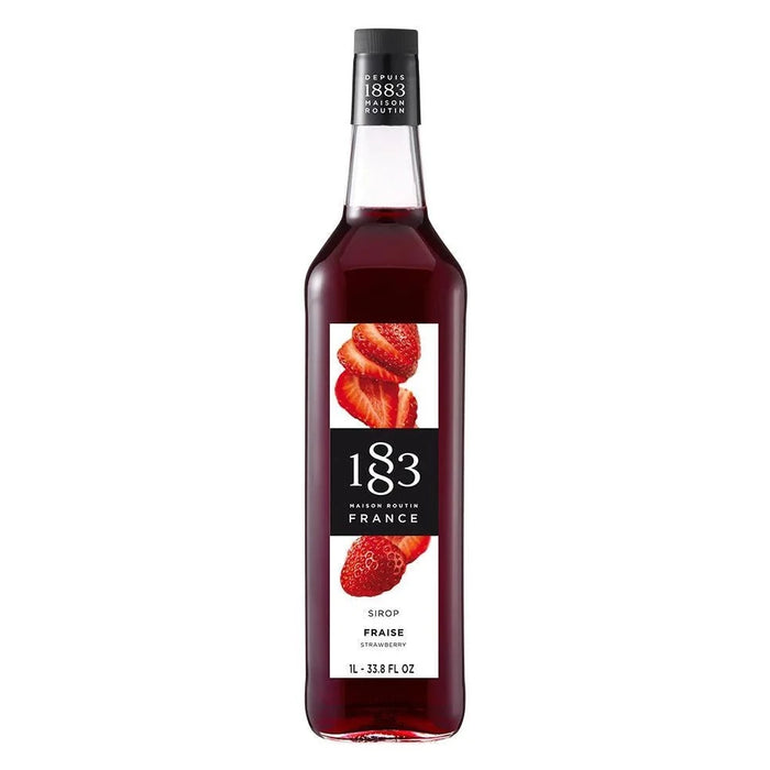 1883 - Maison Routin Strawberry Syrup 1 LTR  |  1883 ميزون روتين سيرب الفراولة 1 لتر