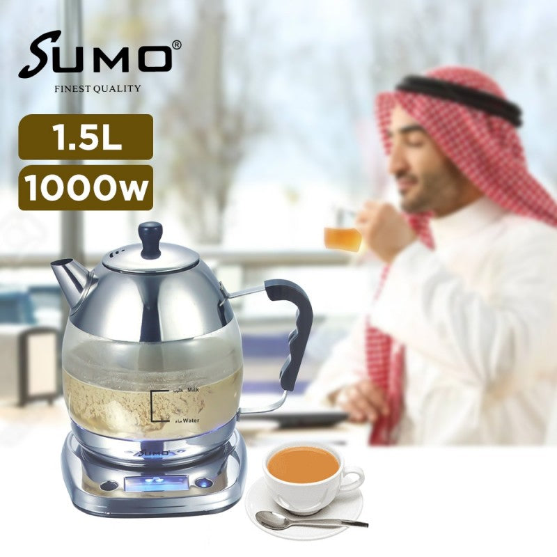 Sumo Electrical Karak Tea Maker 1000W 1.5L | سومو - ماكينة صنع شاي الكرك الكهربائية 1000 واط سعة 1.5 لتر