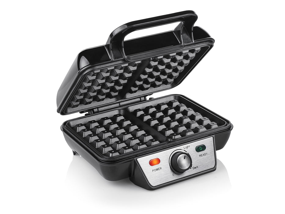 Orca - Waffle Maker 2 Slices 1000 Watts - Black