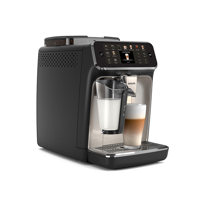 Philips - Series 5400 Fully Automatic Espresso Machines, 1500W, 1.8L,  - Black