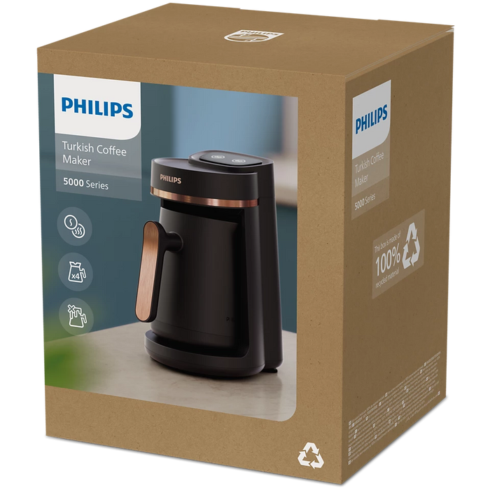 Philips - Series 5000 Turkish Coffee maker 735W , 4 cups