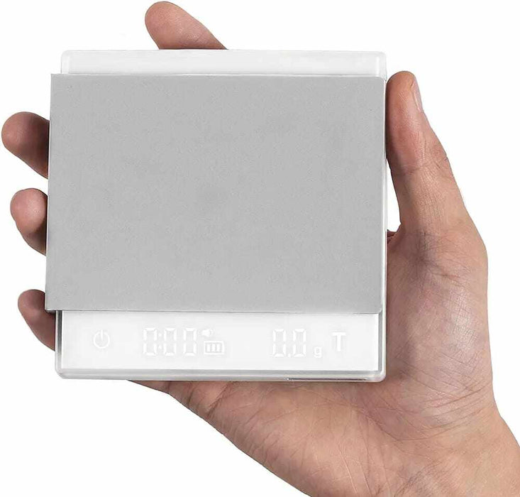 3 Bomber - Mini Cube Coffee Scale-2.0 White |