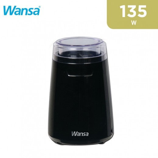 Wansa Electric Coffee Grinder 135 W black | مطحنة القهوة الكهربائية بقوة ١٣٥ واط من ونسا - أسود