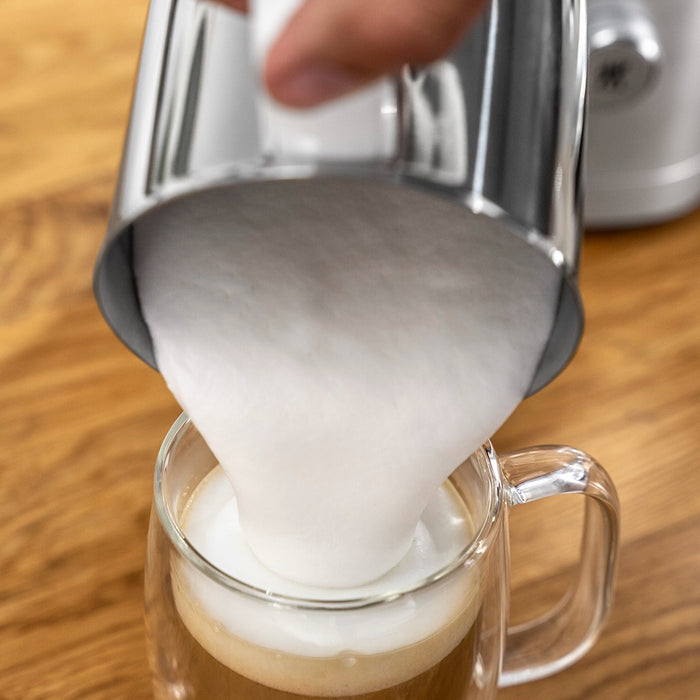 Zwilling - Enfinigy Milk Frother Silver | زويلينج - إنفينيجي صانعة رغوة حليب فضي