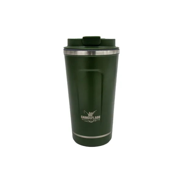 كوب قهوة حراري عصري 500 مل - لون أخضر زيتي | Thermal coffee mug 500 Ml - Color Green
