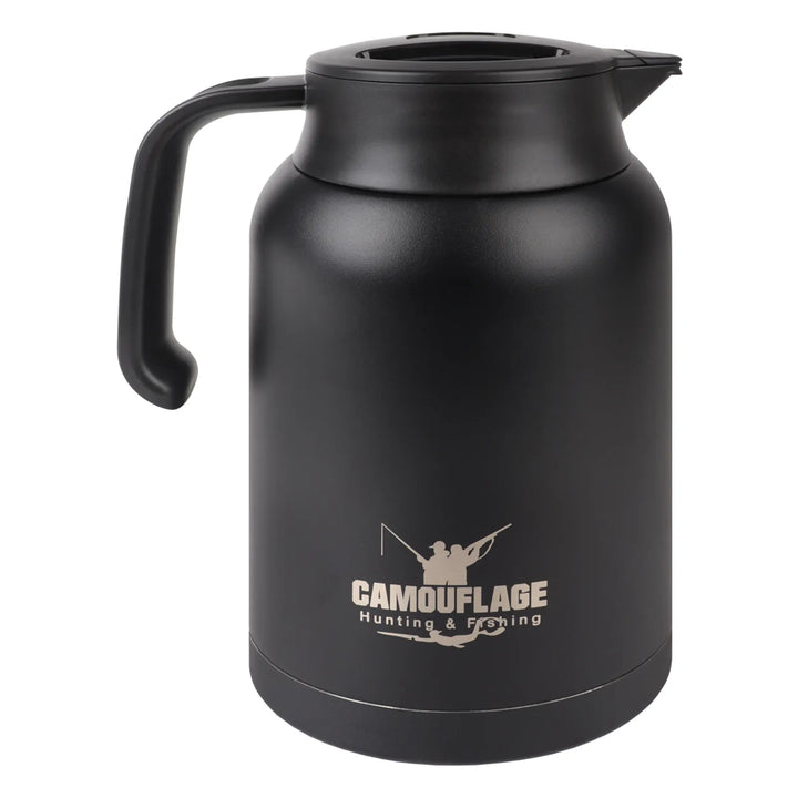 Camouflage - Vacuum Flask 1.2LTR Black  |  كاموفلاج - مطارة حافظة للحرارة 1.2 لتر أسود