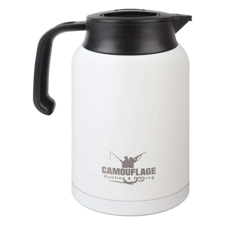 Camouflage - Vacuum Flask 1.2LTR White  |  كاموفلاج - مطارة حافظة للحرارة 1.2 لتر أبيض
