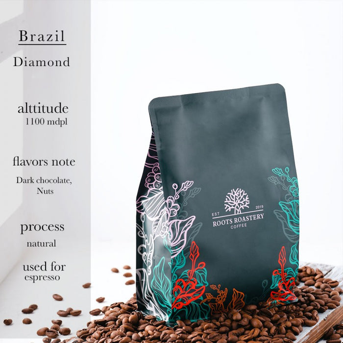 Roots Roastry Brazil Diamond For Espresso 250g