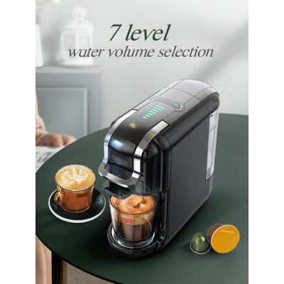HiBrew - 5in1 Multiple capsules coffee machine H2B - White | جهاز صنع القهوة بكبسولات متعددة 5 في 1 - أبيض