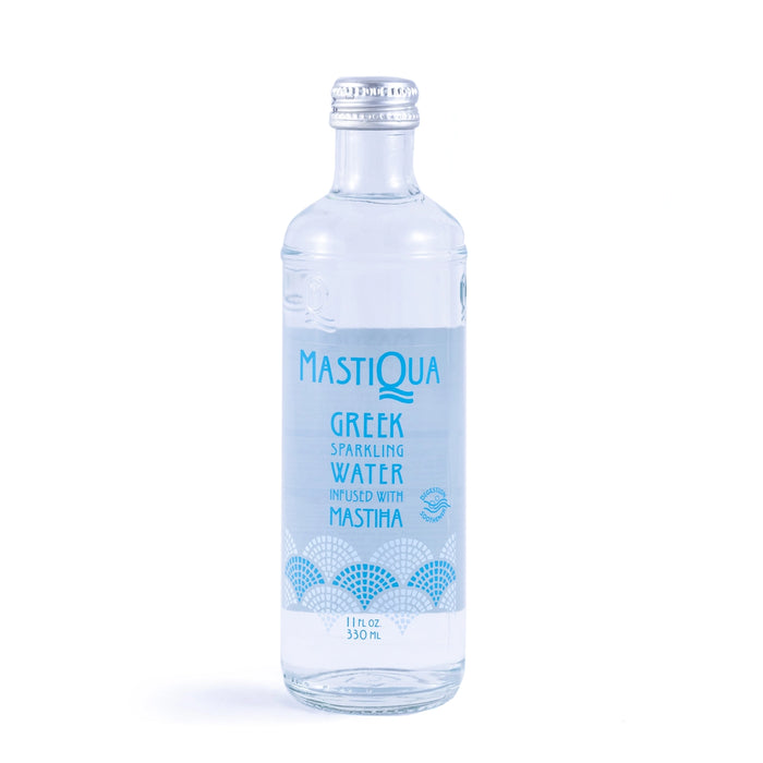 MASTIQUA - Greek Mastiha Water Sparkling Drink 330 ml  |  مستكة - شراب المستكة اليونانية الغازي 330 مل