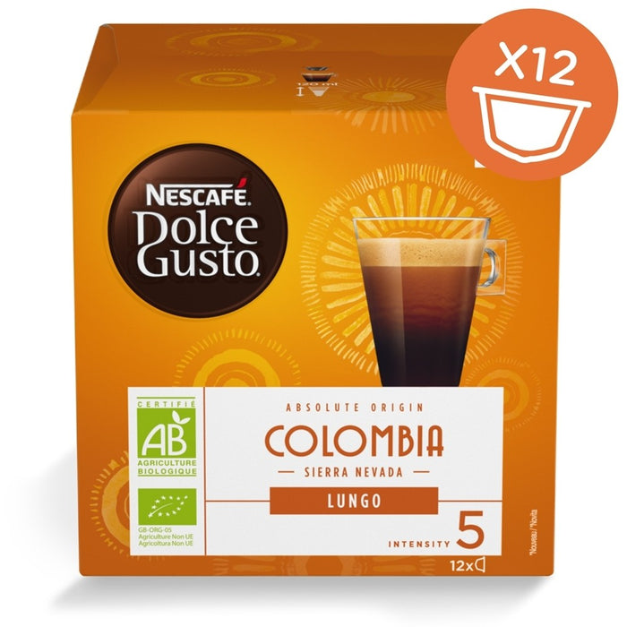 Nescafe Dolce Gusto - Organic Lungo Colombia | نسكافيه دولتشي جوستو - لونغو كولومبيا العضوي