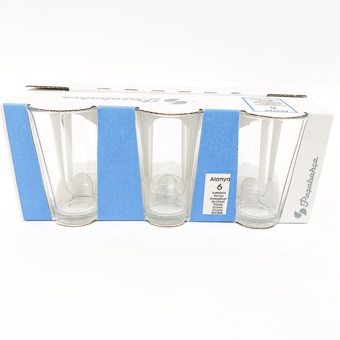 طقم  أكواب زجاجية حجم 100 مل  6 قطع