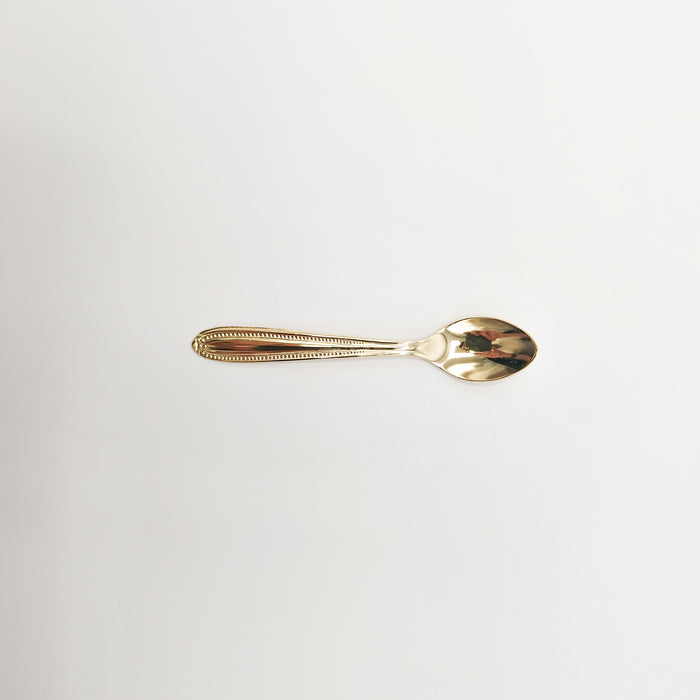 Crystal Cup - Tea Spoon set 6 (12 Pcs) - Gold